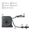 Bộ vòi thu rút tưới vườn Nano Next (BR)VN 20m RM1220CG