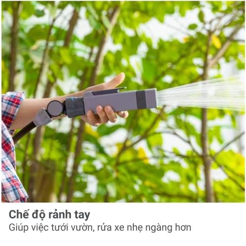 Bộ vòi thu rút tưới vườn Nano Next (BR)VN 15m RM1215CG