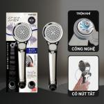 Vòi sen tắm mạ có nút dừng kết hợp công nghệ trộn khí Takagi (JSB025BM)