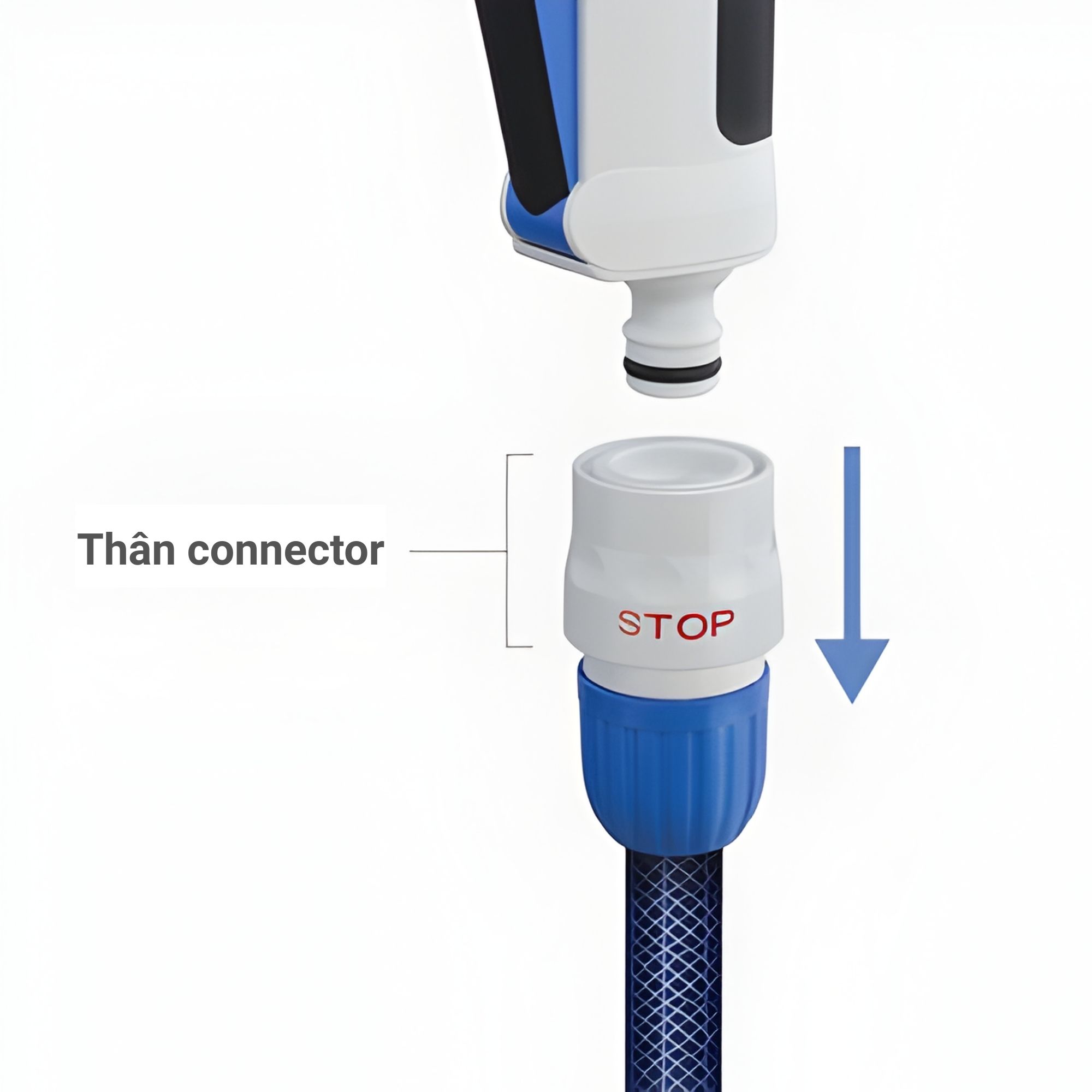 Đầu Nối Chặn Nước Takagi QG096fj Tiện Lợi Tối Đa Tiết Kiệm Vượt Trội cho Vườn Nhà Bạn