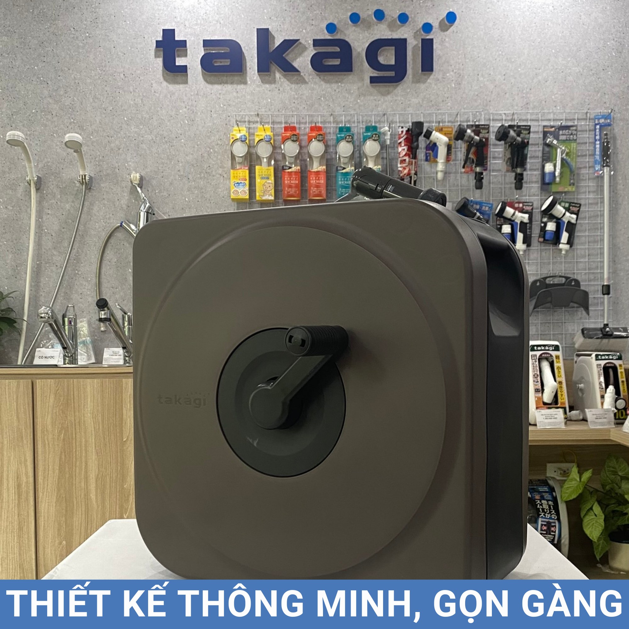 Bộ vòi thu rút tưới vườn BODY NEXT 30m (BR) Takagi RC1330BR