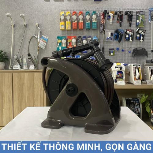 Bộ cuộn ống tưới cây 20m Tough Brown Takagi R220TBR