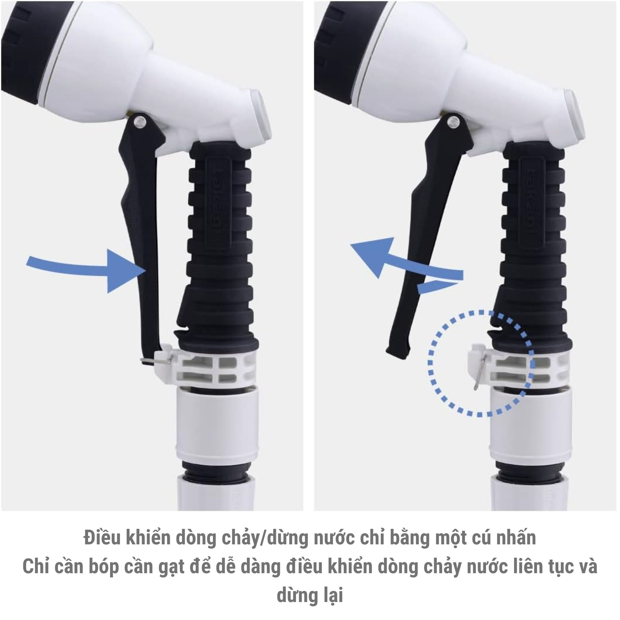 Vòi Phun Nước RaCroClock E QG551 - Giải Pháp Tưới Tiêu Và Vệ Sinh Đa Năng
