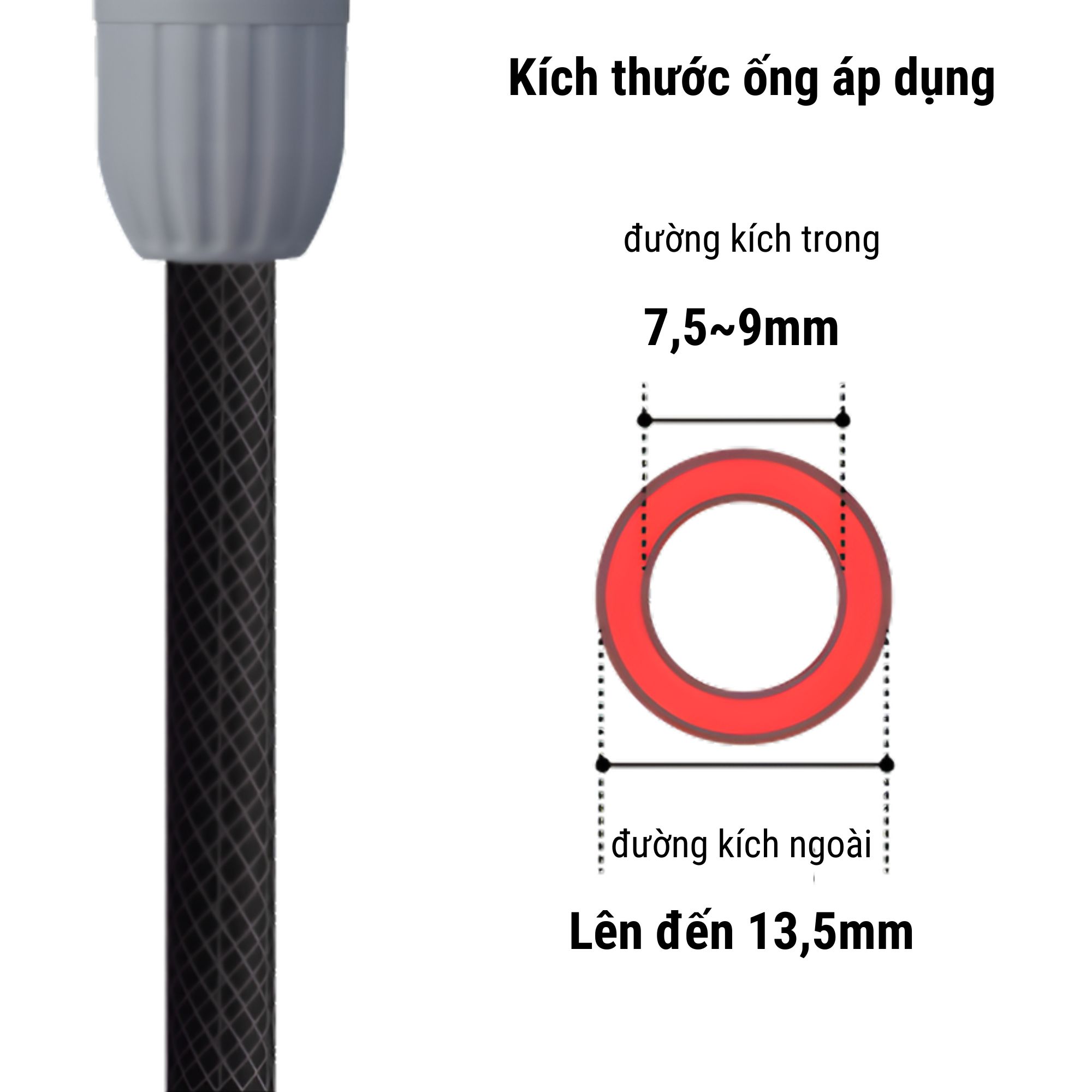 Vòi Phun Nước Stick GY QG1173GY - Trải Nghiệm Chăm Sóc Khu Vườn Thư Thái
