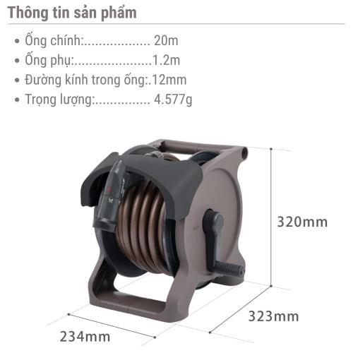 Bộ Vòi Tưới Takagi Aurora BASE PLUS 20m R1220BRA - Giải Pháp Chăm Sóc Sân Vườn Toàn Diện