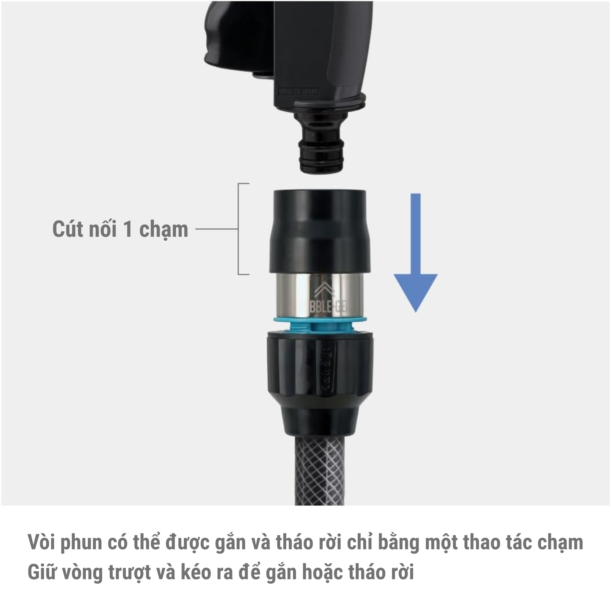 Đầu Nối Tạo Bọt Khí Takagi G1069 - Giải Pháp Tưới Tiêu Và Làm Sạch Đột Phá Từ Nhật Bản